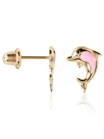 L instant d Or Gold-Ohrstecker "Maman Dauphin"
