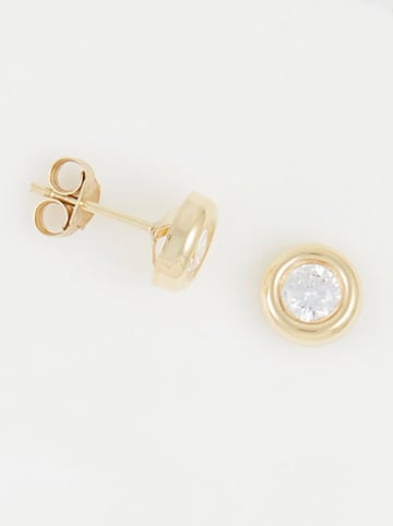 L instant d Or Gold-Ohrstecker "Precious" mit Edelsteinen