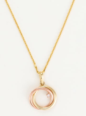 OR ÉCLAT Roségouden/gouden hanger "Trianon"