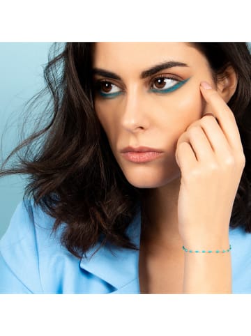 OR ÉCLAT Gold-Armkette "Amada Turquoise"
