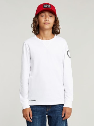 G-Star Longsleeve in Weiß