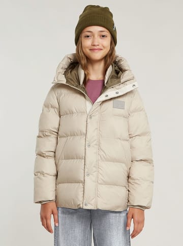 G-Star Kurtka pikowana w kolorze beżowym