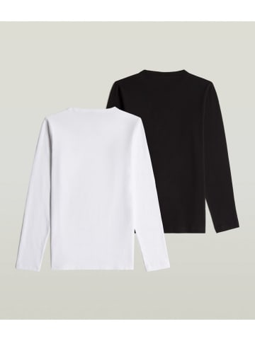 G-Star Koszulki (2 szt.) w kolorze białym i czarnym