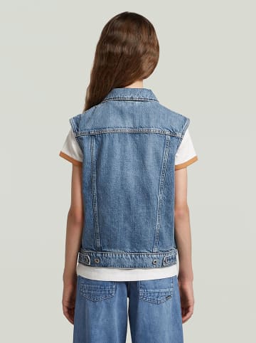 G-Star Kamizelka dżinsowa w kolorze niebieskim