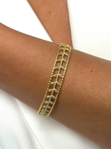 DI GIORGIO Vergulde armband met edelstenen