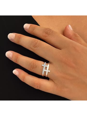 DI GIORGIO Silber-Ring mit Edelsteinen