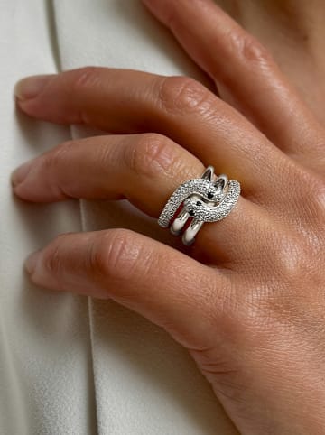 DI GIORGIO Silber-Ring mit Edelsteinen