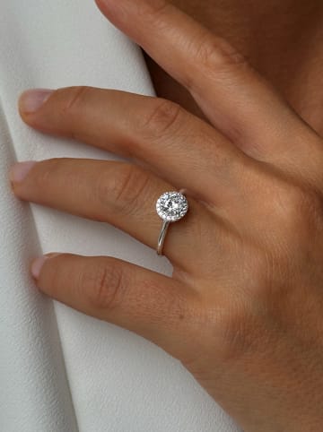 DI GIORGIO Zilveren ring met edelstenen