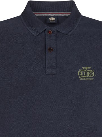 Petrol Industries Poloshirt donkerblauw