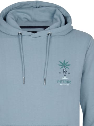Petrol Industries Hoodie lichtblauw
