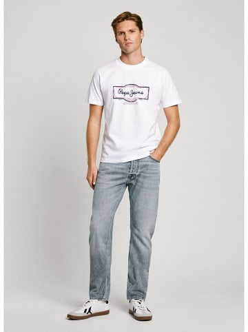 Pepe Jeans Koszulka "Daxton" w kolorze białym