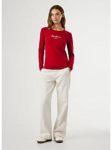 Pepe Jeans Koszulka "New Virginia" w kolorze czerwonym