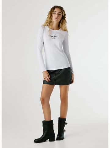 Pepe Jeans Longsleeve "New Virginia" in Weiß