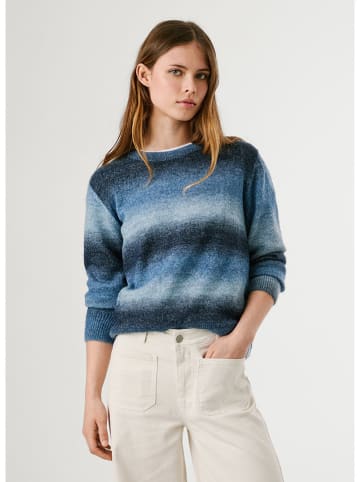 Pepe Jeans Sweter "Colombe" w kolorze granatowo-błękitnym