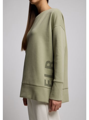 ELBSAND Sweatshirt "Josune" in Taupe