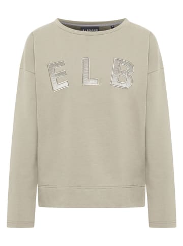 ELBSAND Sweatshirt "Aleah" in Oliv
