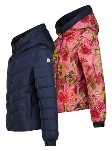 Vingino 2in1 Wendejacke in Dunkelblau/ Pink