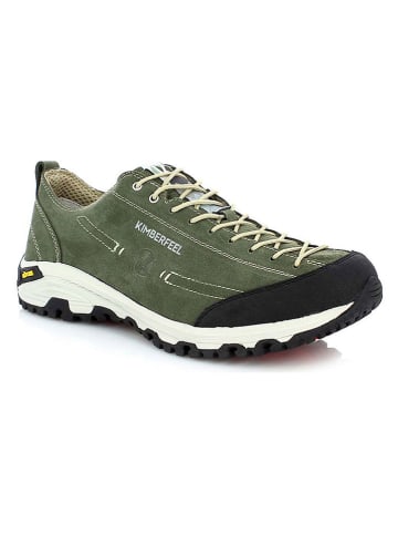 Kimberfeel Leren wandelschoenen "Aloa" kaki