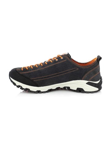 Kimberfeel Leren wandelschoenen "Aloa" antraciet/oranje