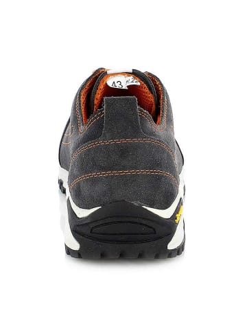 Kimberfeel Leren wandelschoenen "Aloa" antraciet/oranje