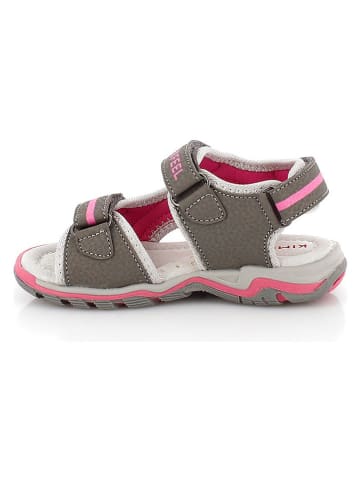 Kimberfeel Sandalen "Janik" in Grau/ Pink