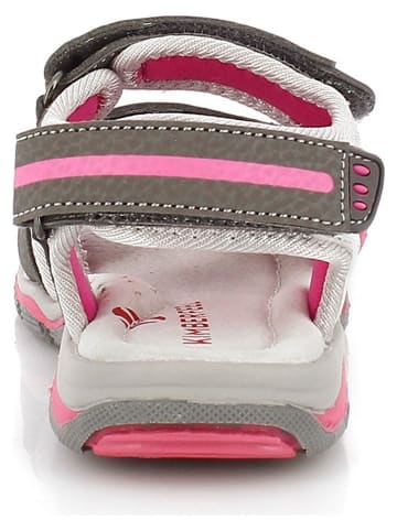 Kimberfeel Sandalen "Janik" in Grau/ Pink