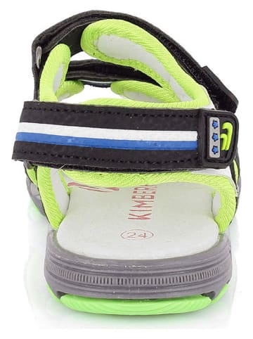 Kimberfeel Trekkingsandalen "Jules" in Schwarz/ Gelb