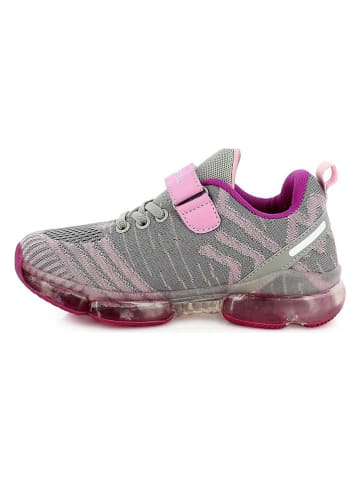 Kimberfeel Sneakers "Noah" grijs/lichtroze