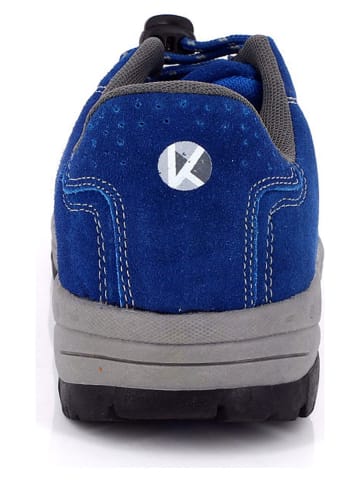 Kimberfeel Skórzane buty trekkingowe "Queyra" w kolorze niebieskim