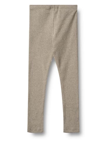 Wheat Legginsy "Jules" w kolorze szarobrązowym