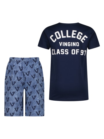 Vingino Pyama in Blau/ Dunkelblau