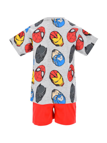 Avengers 2tlg. Outfit "Avengers" in Grau/ Bunt/ Rot