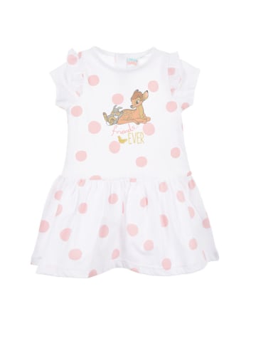 Disney Bambi Sukienka "Bambi" w kolorze białym
