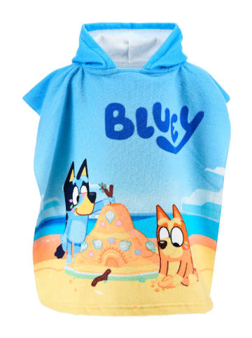 Bluey Kapuzenbadetuch "Bluey" in Hellblau