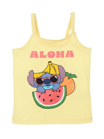 Lilo & Stitch Top "Lilo & Stitch" w kolorze żółtym