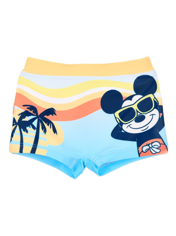 Disney Mickey Mouse Badehose "Mickey" in Gelb/ Hellblau