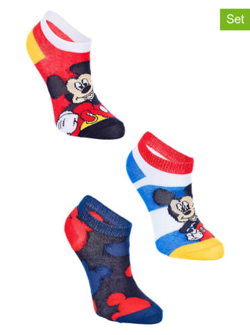 Disney Mickey Mouse Skarpety (3 pary) "Myszka Miki" ze wzorem