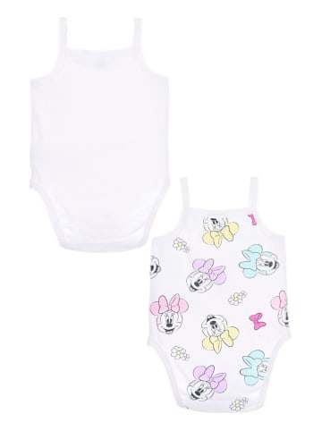 Disney Minnie Mouse Body (2 szt.) "Minnie" w kolorze białym
