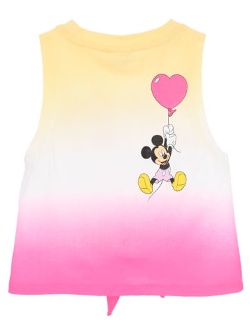 Disney Minnie Mouse Top "Minnie" in Gelb/ Pink