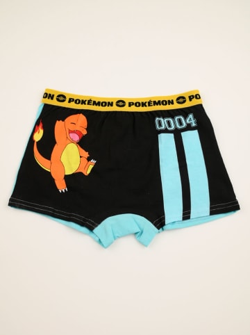 Pokémon Bokserki (2 pary) "Pokémon" w kolorze granatowo-turkusowym