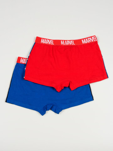 Spiderman 2er-Set: Boxershorts "Spiderman" in Schwarz/ Blau/ Rot