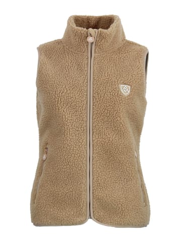 Peak Mountain Fleece bodywarmer "Abeille" lichtbruin