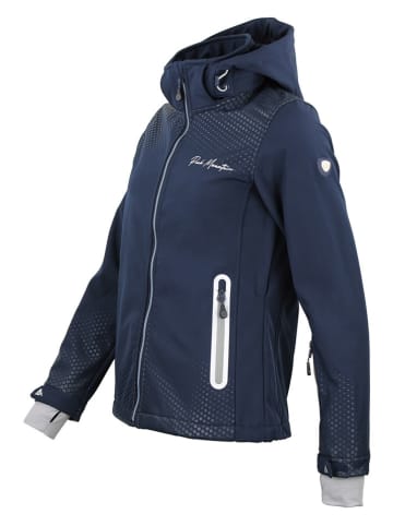Peak Mountain Softshelljas "Abra" donkerblauw