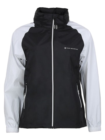 Peak Mountain Windbreaker "Abrest" zwart/wit