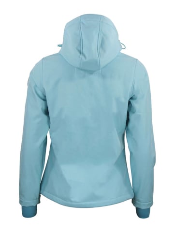 Peak Mountain Softshelljas "Aclaude" turquoise