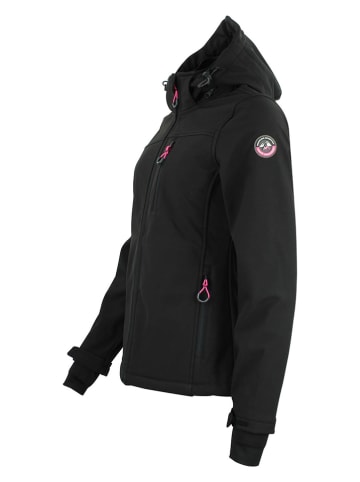 Peak Mountain Softshelljas "Aclaudio" zwart