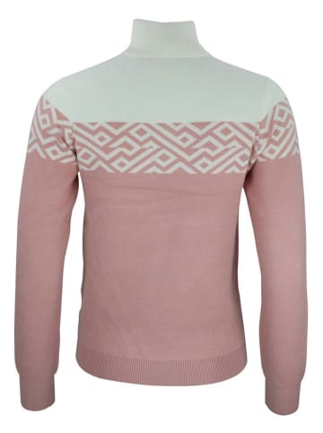 Peak Mountain Sweter "Akar" w kolorze jasnoróżowym