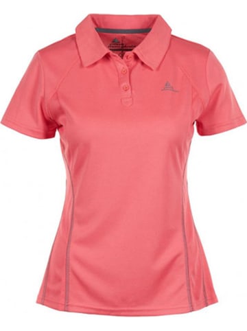 Peak Mountain Functioneel poloshirt koraalrood