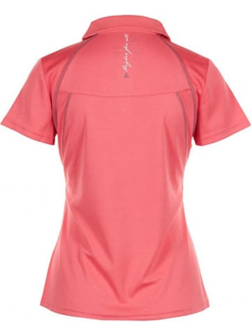 Peak Mountain Functioneel poloshirt koraalrood