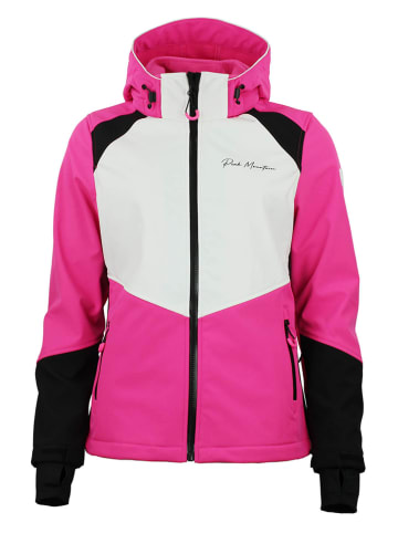 Peak Mountain Softshelljacke "Ametis" in Fuchsia/ Weiß